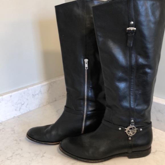 Black Coach riding boots - Picture 1 of 4